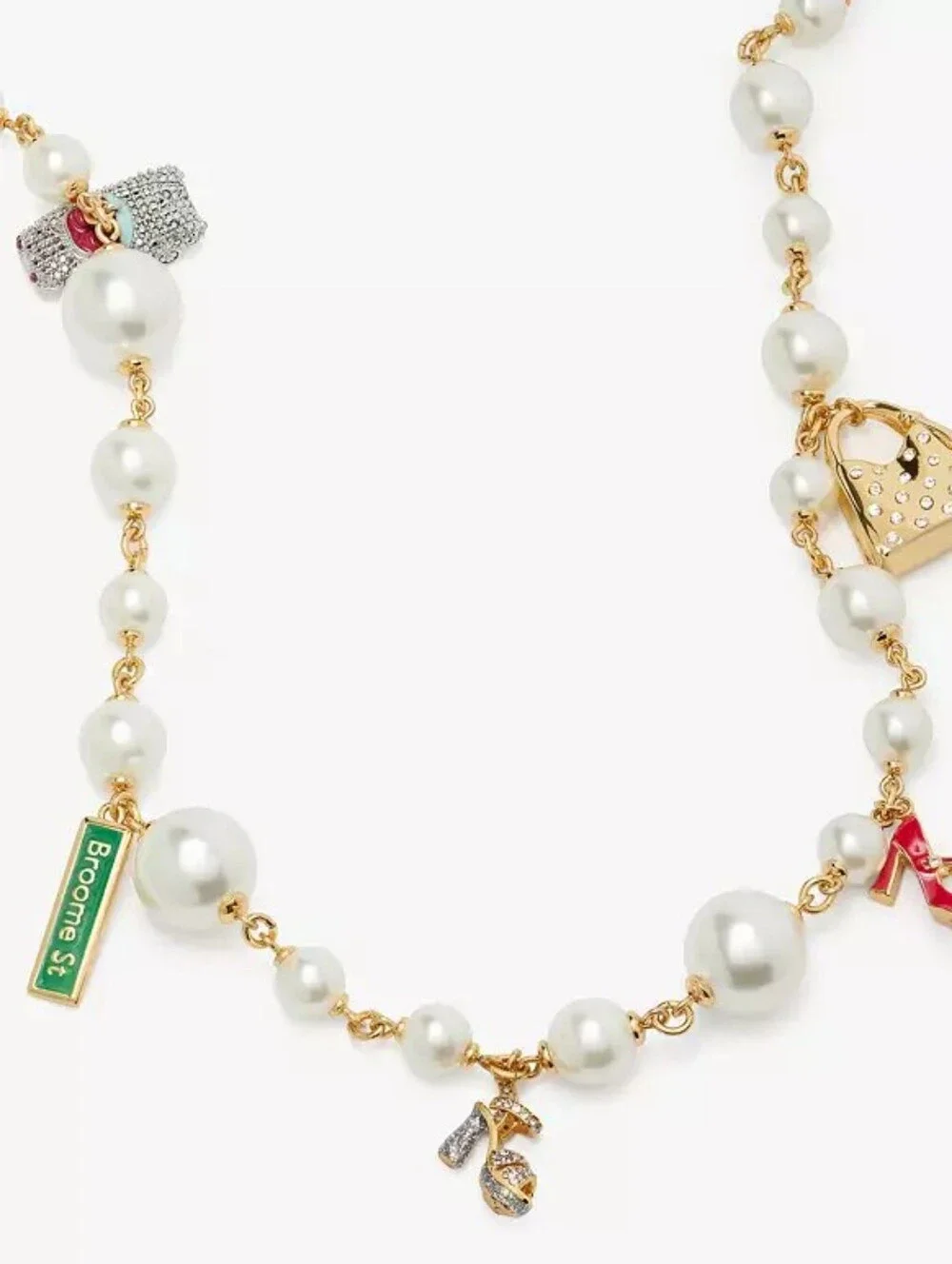 Kate Spade New York Minute Statement Charm Necklace - Bestseller! NOVELTY Piece!